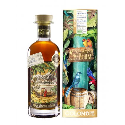 La Maison du Rhum Colombie 2010 46% 0,7l (dárková tuba)