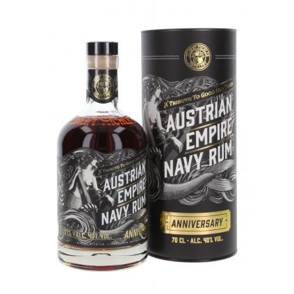 Austrian Empire Navy Rum Anniversary 40% 0,7l (dárková tuba)