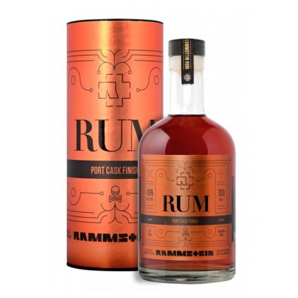Rammstein Rum Port Cask Finish 46% 0,7l (dárková tuba)