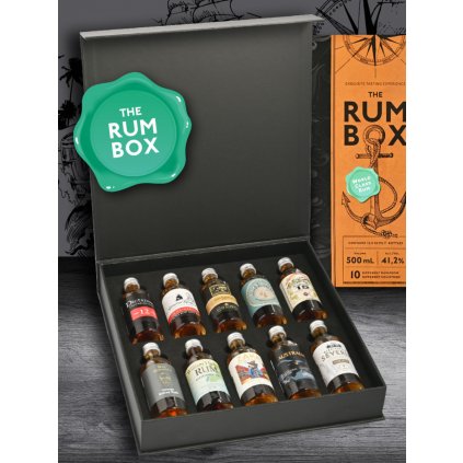 The Rum Box Turquoise Edition 41,2% 10x0,05l