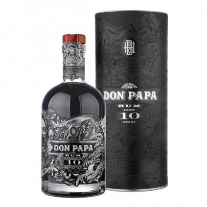 Don Papa 10YO 43% 0,7l (dárková tuba)