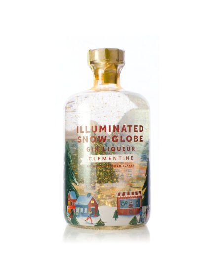 5065 clementine gin snow globe iluminated