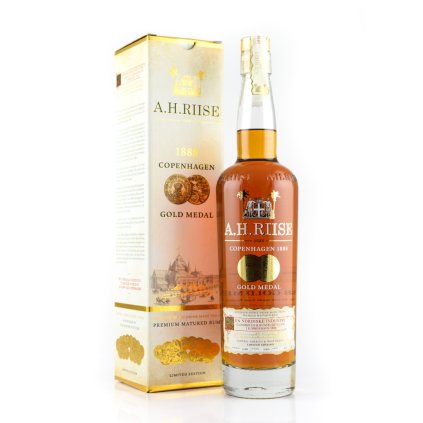 A.H.Riise 1888 Copenhagen Gold Medal 40% 0,7l (dárková krabice)