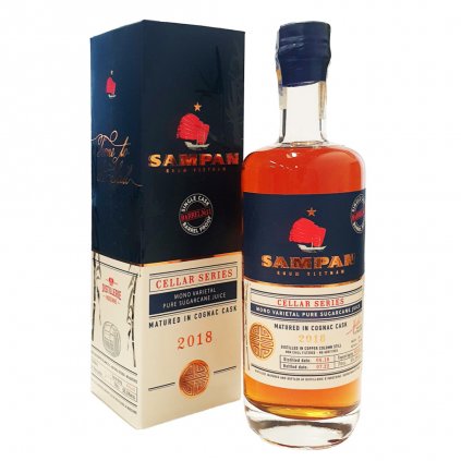 sampan cs 2018 cognac cask barrel proof