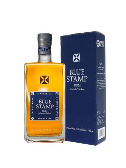 85 85 blue stamp mauritius authentic rum 42 0 7l darkova krabice