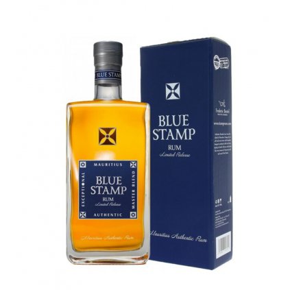 Blue Stamp Mauritius Authentic Rum 42% 0,7l (dárková krabice)