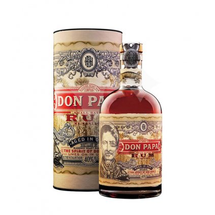 Don Papa 40% 0,7l (dárková tuba)