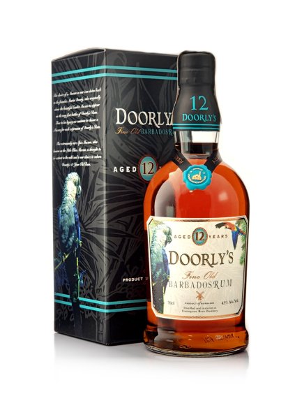 Doorlys Barbados 12YO rum darkova krabice