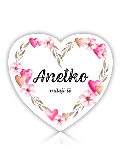 Anetko, miluji te srdce barevne