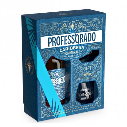 Professorado Carribean Original 38% 0,5l (dárkové balení 2 sklenice)