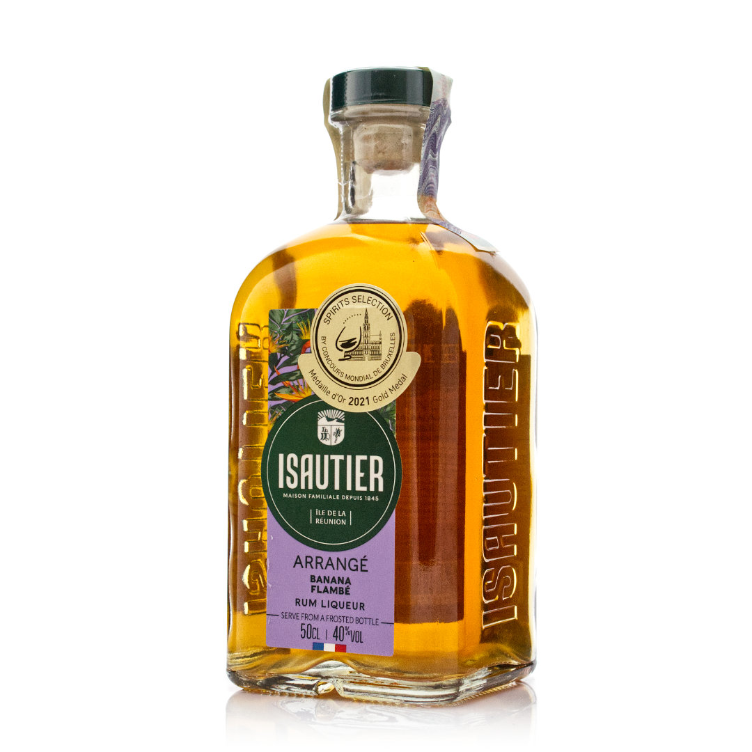 Isautier Banana Flambee 40% 0,5l (holá lahev)