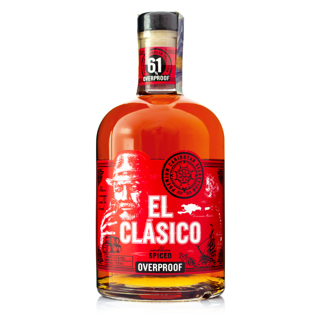 El Clásico Overproof Spiced 61 % 0,7 l