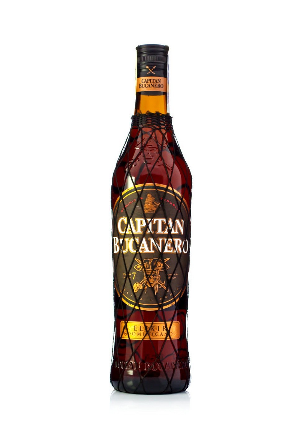Capitan Bucanero Elixír 7y 34% 0,7 l (holá láhev) koupíte na Rumcajzl.cz