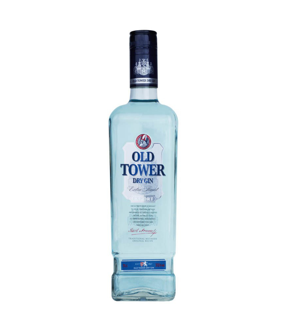 Old Tower Dry Gin 37,5% 0,7l (holá lahev)