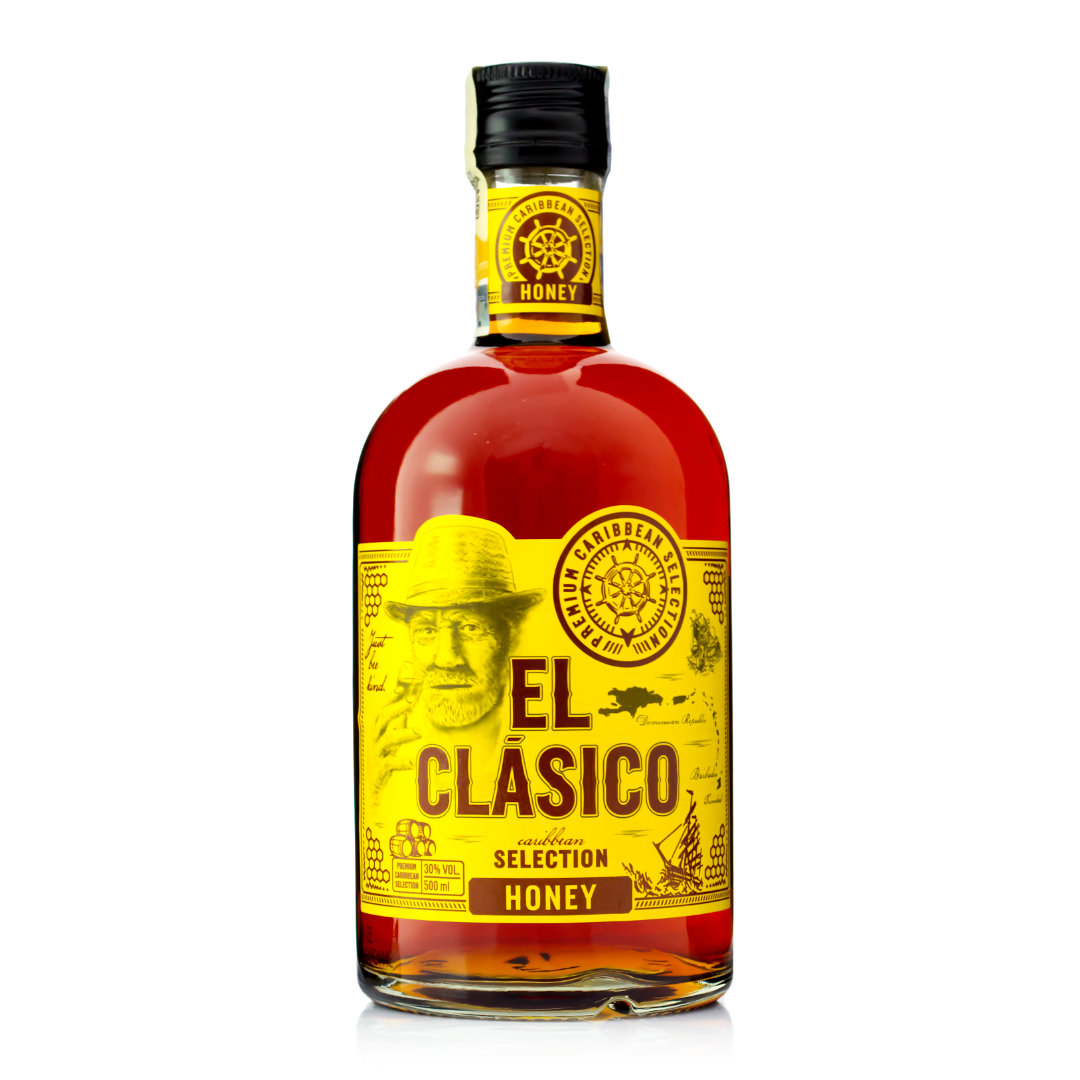 El Clásico Honey 30% 0,5l (holá lahev)