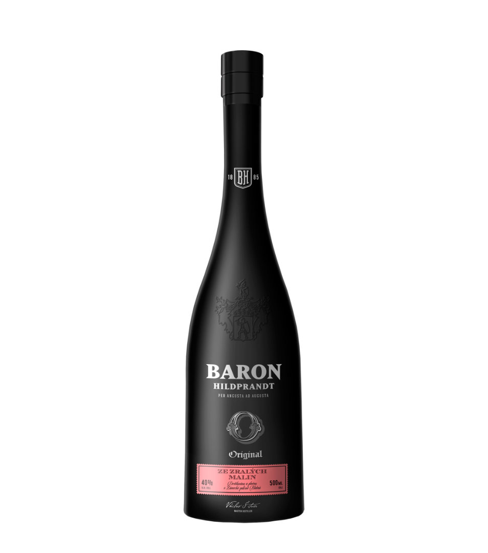 Baron Hildprandt Ze Zralých Malin 40% 0,5l (holá lahev)