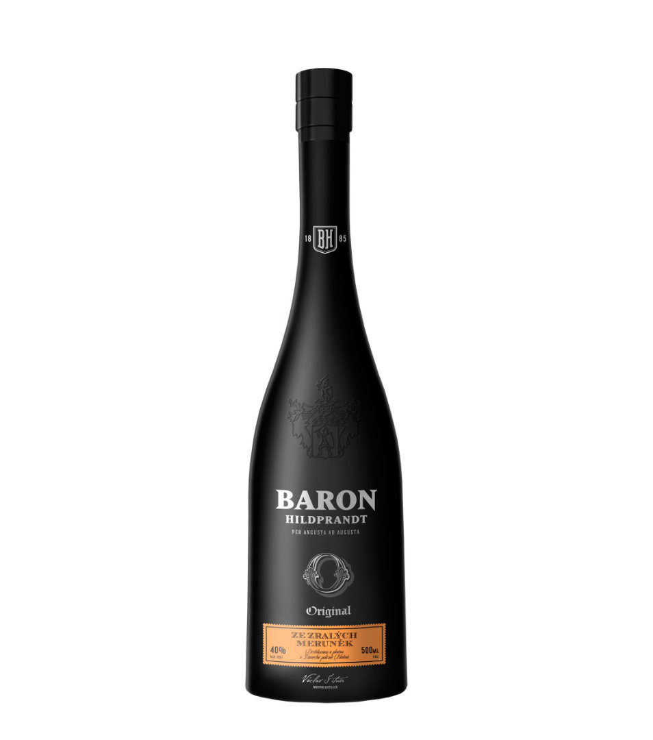 Baron Hildprandt Ze Zralých Meruněk 40% 0,5l (holá lahev)