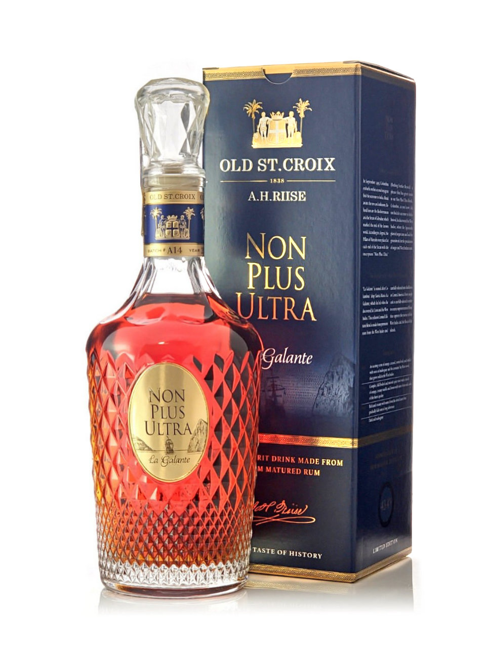 A. H. Riise A.H.Riise Non Plus Ultra La Galante 43,4 % 0,7 l