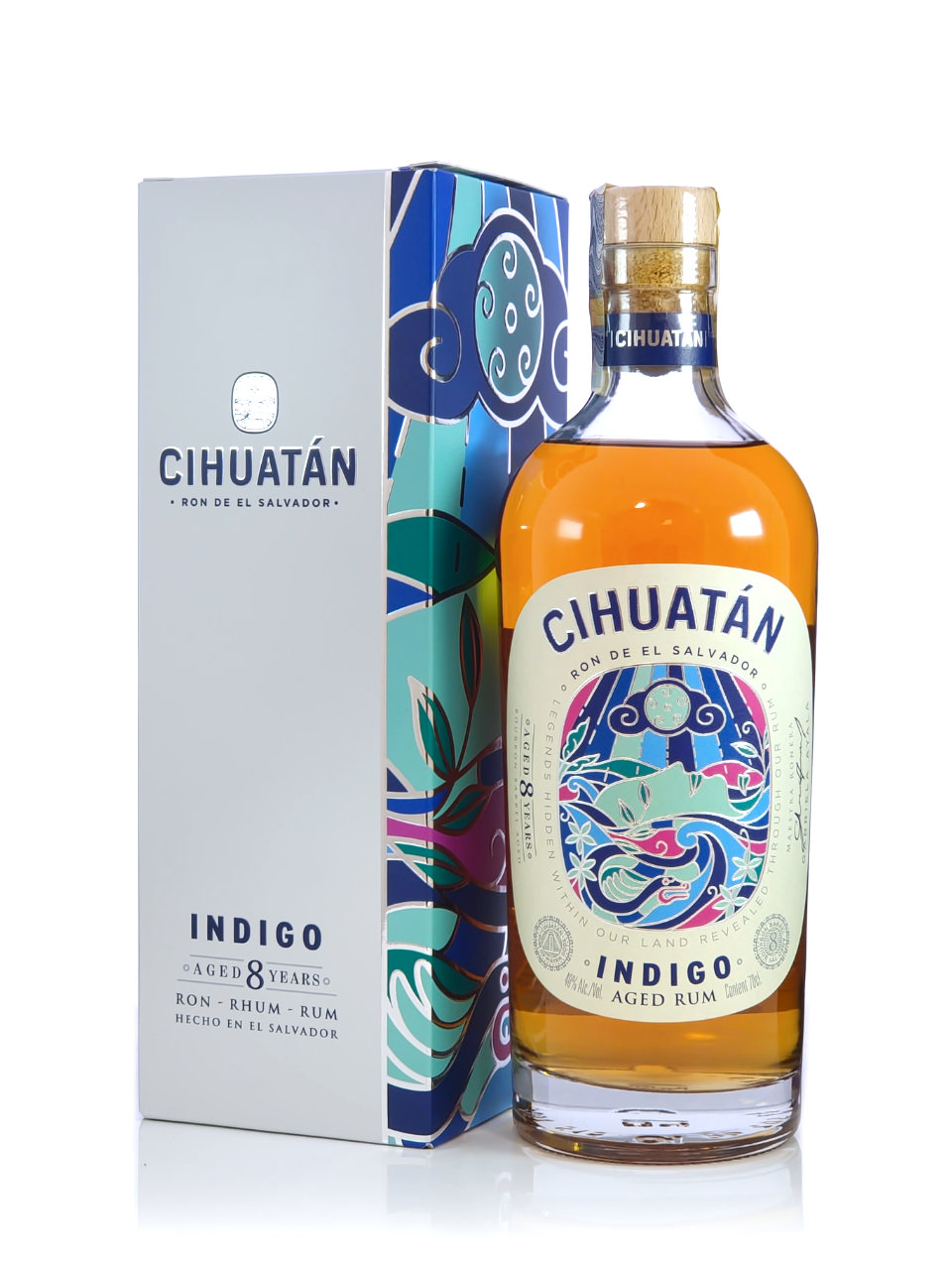 Cihuatán Indigo 8YO 40% 0,7l (karton)