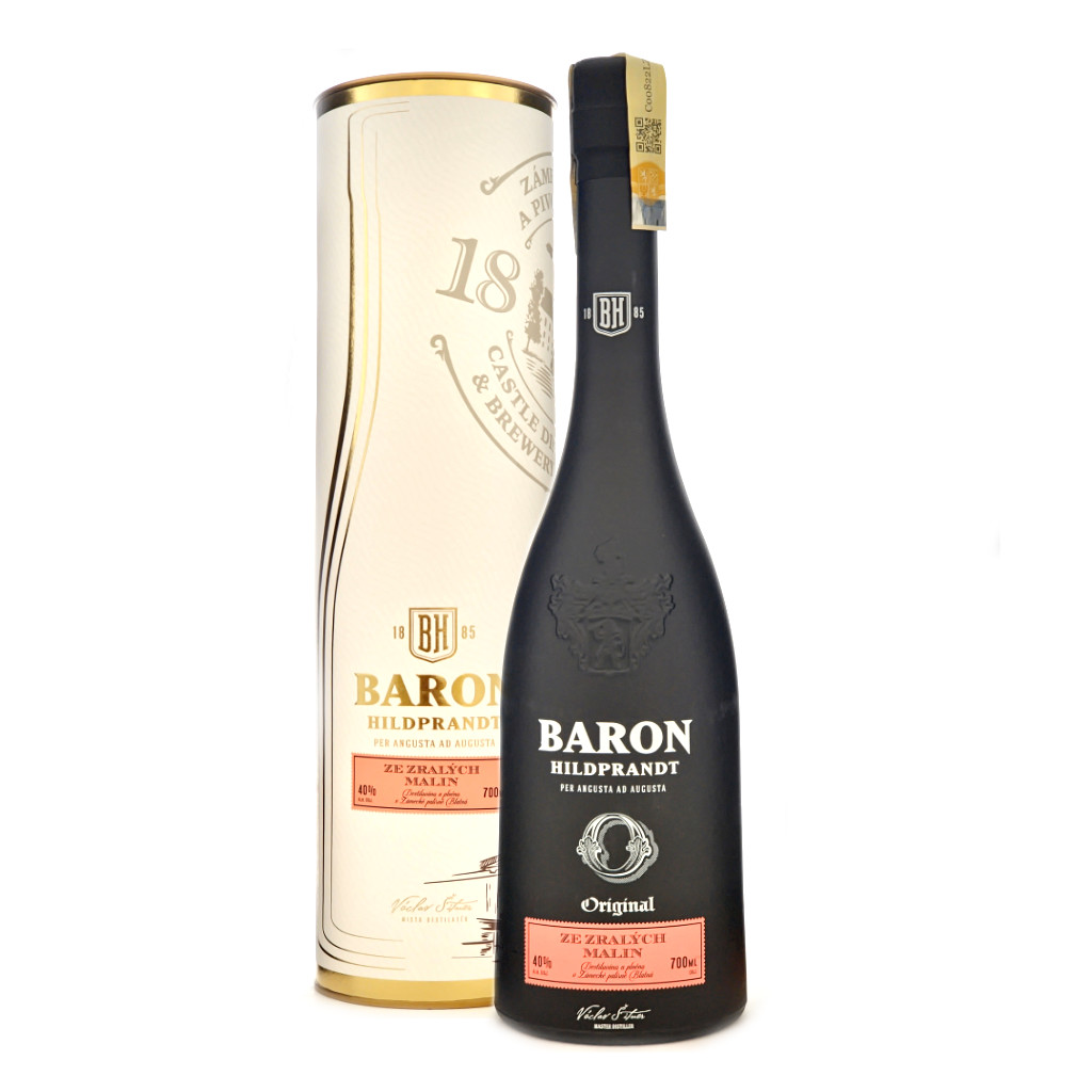 Baron Hildprandt ze Zralých Malin 40% 0,7l (tuba)