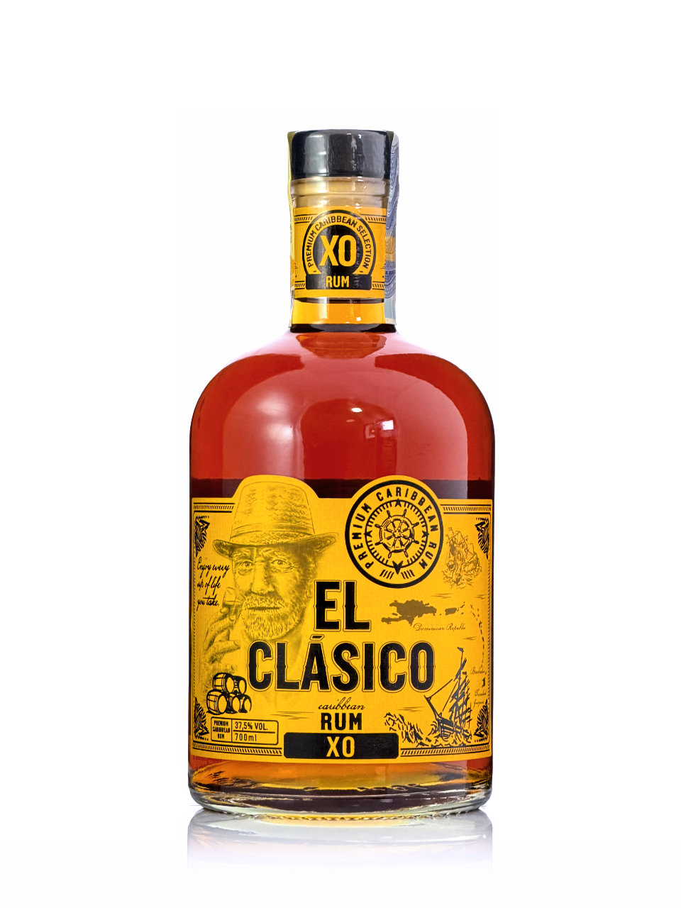 El Clásico XO 37,5 % 0,7 l koupíte na Rumcajzl.cz