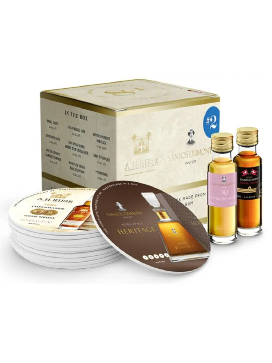 A.H. Riise Tasting Kit no.2 9x0,02l (dárkové balení 1 sklenice)