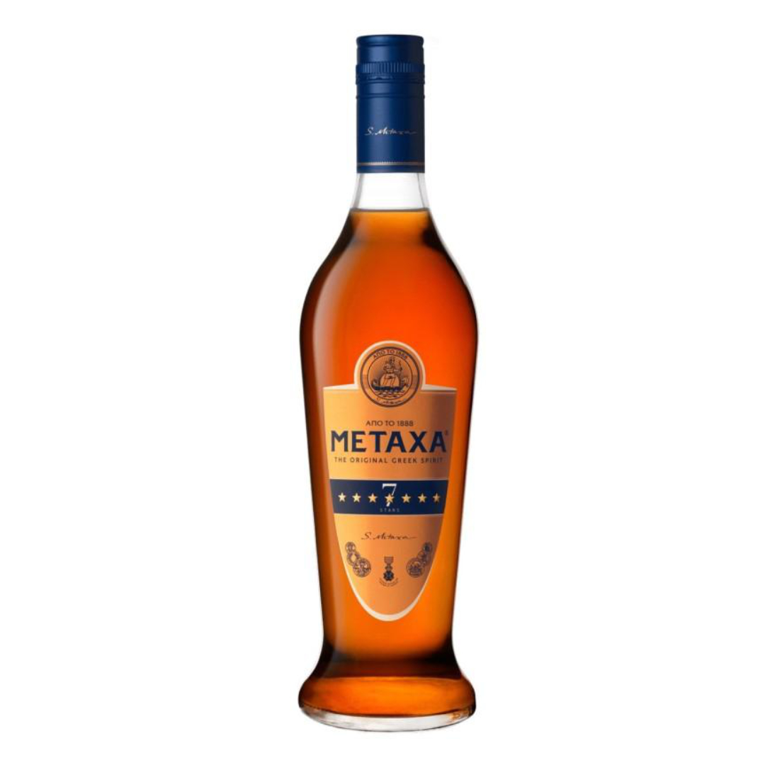 Metaxa 7* 40% 0,7l koupíte na Rumcajzl.cz