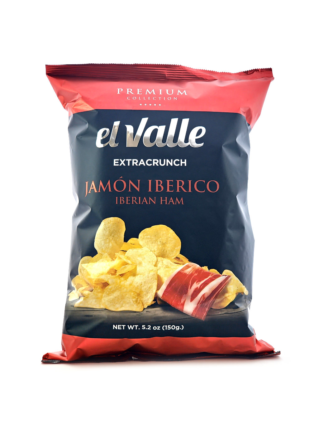 El Valle Premium brambůrky s příchutí Jamón Iberico 150g
