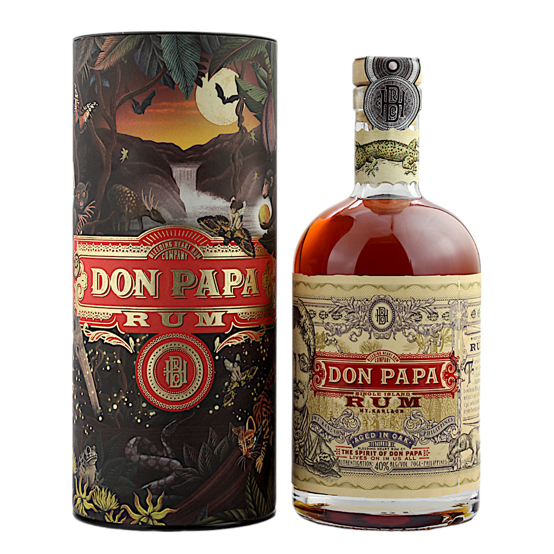 Don Papa Rum Christmas Cannister 40% 0,7l (tuba)