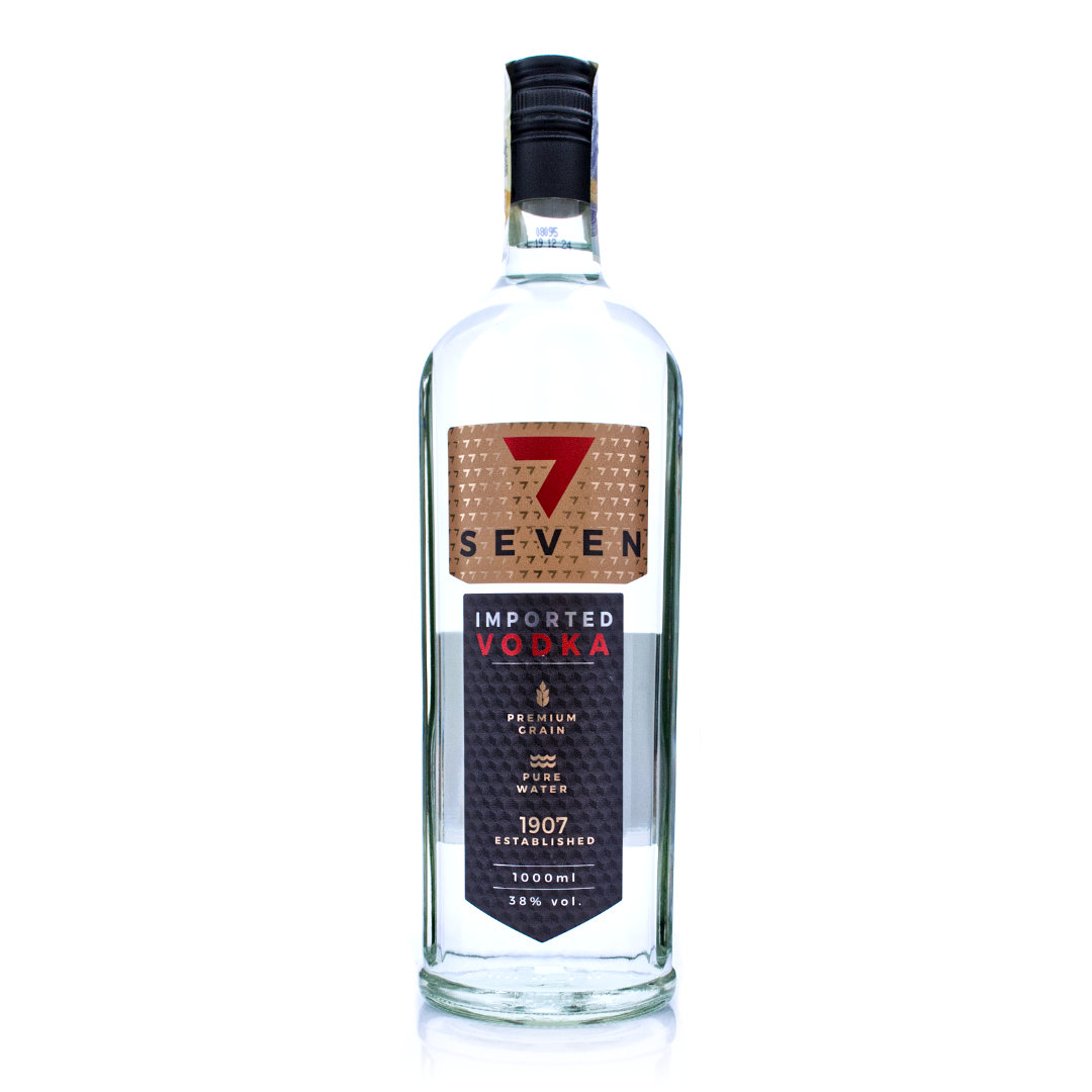 Vodka Seven 38% 1l (holá lahev)