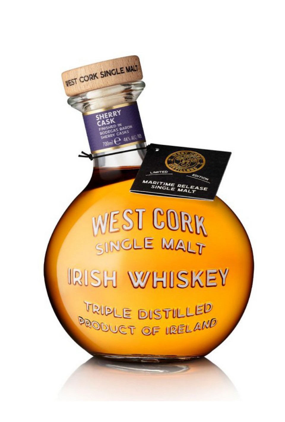 West Cork Single Malt Maritime Sherry Cask 46% 0,7l (holá lahev)
