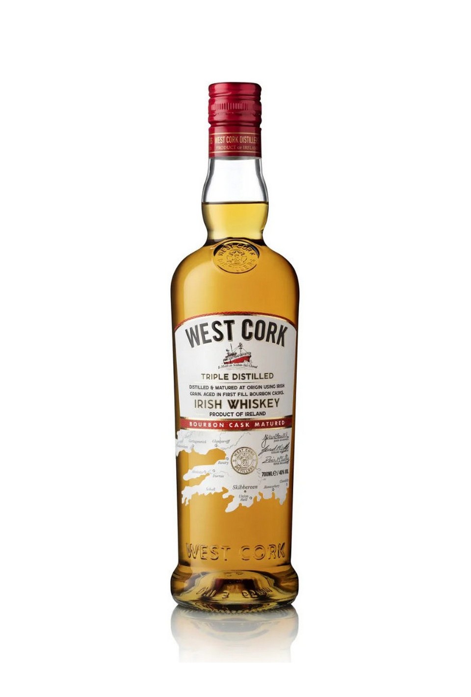 West Cork Blended Bourbon Cask 40% 0,7l