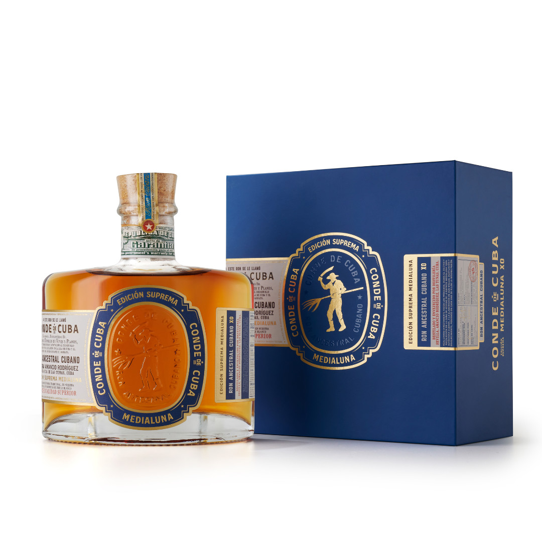 Conde de Cuba Medialuna 40% 0,7l (karton)