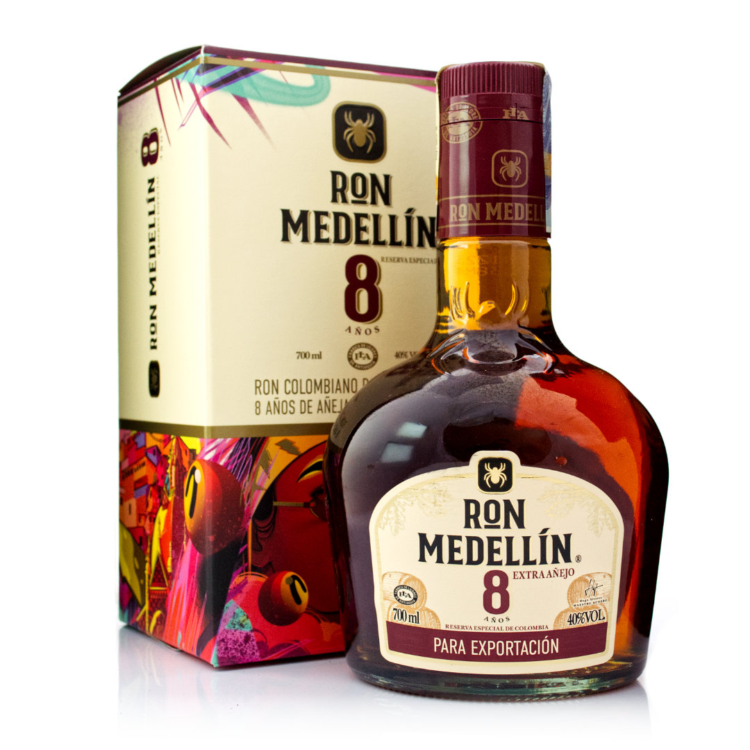 Ron Medellín 8YO 40% 0,7l (dárková krabice)