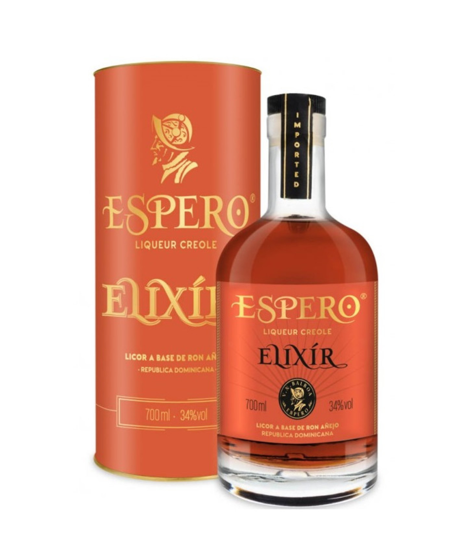 Espero Creole Elixír Caribbean 34% 0,7 l (tuba)