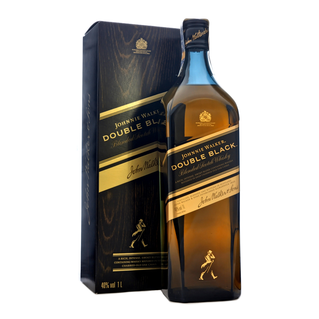 Johnnie Walker Double Black Label 40% 1l (dárková