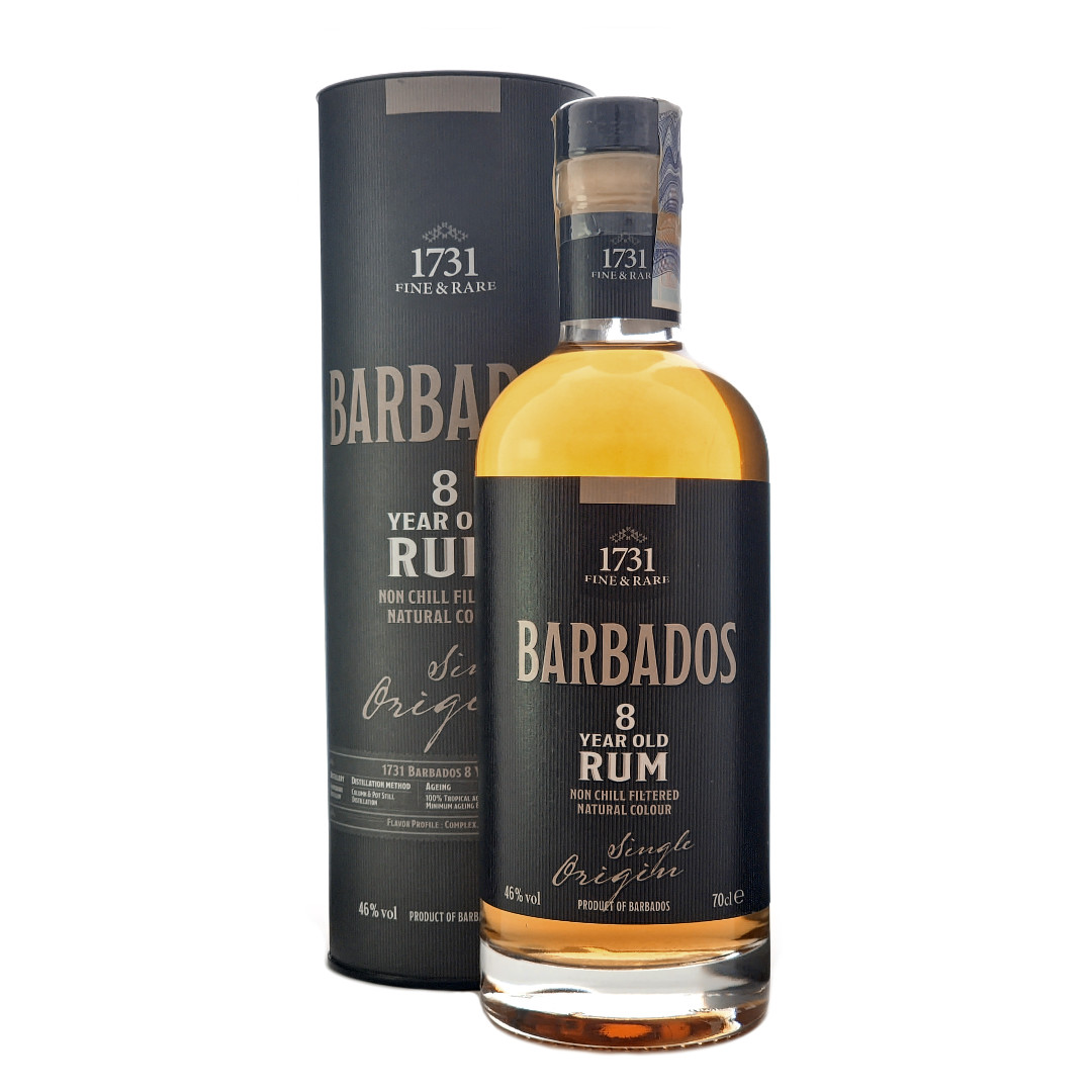 1731 Barbados 8YO Rum 46% 0,7l (dárková tuba)