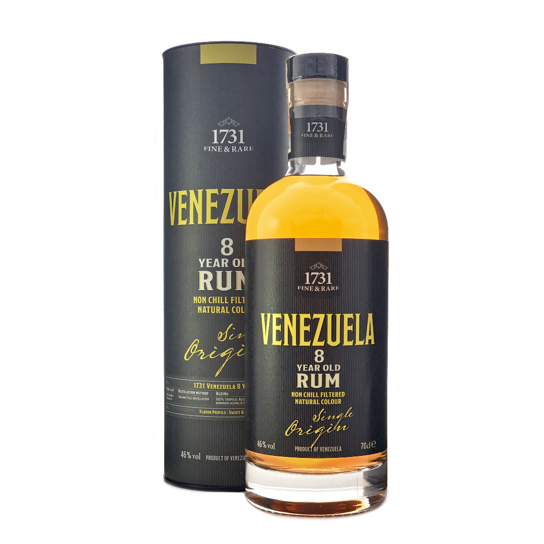 1731 Venezuela 8YO Rum 46% 0,7l (dárková tuba)