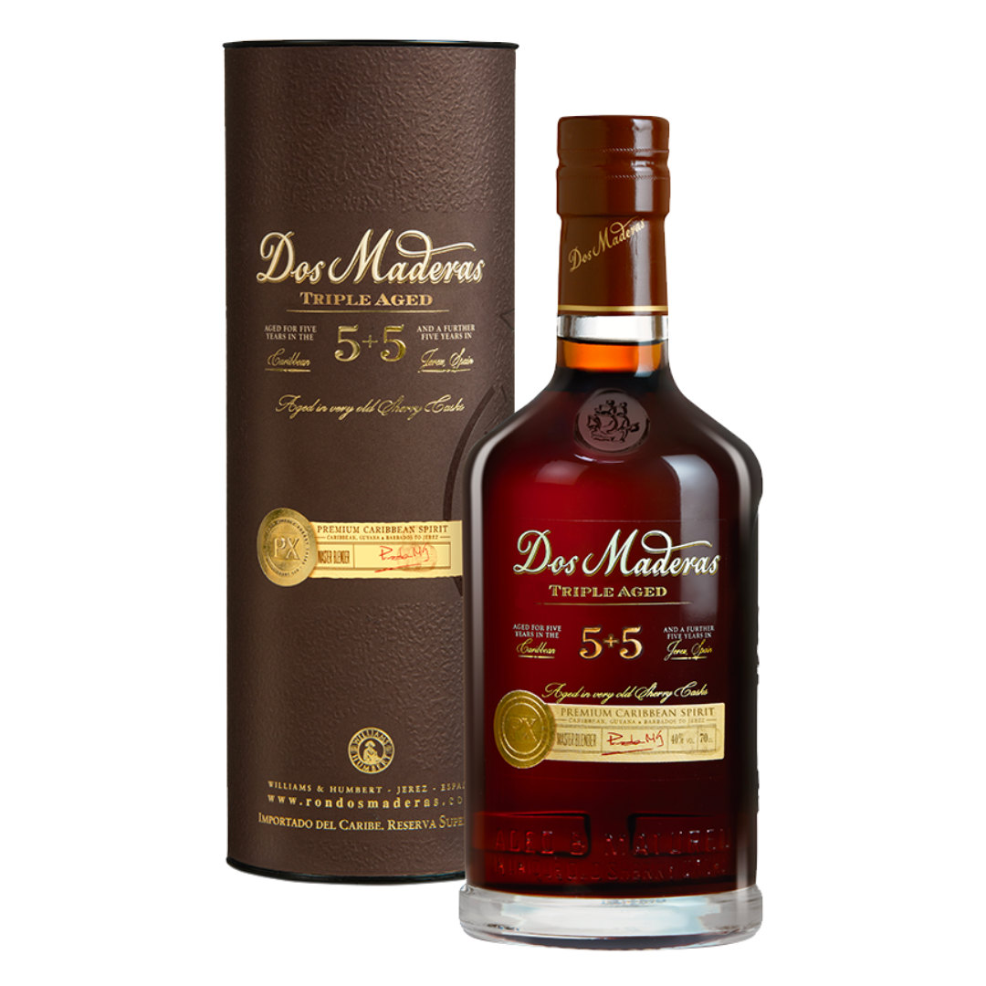 Dos Maderas 5+5 yo 40 % 0,7 l koupíte na Rumcajzl.cz