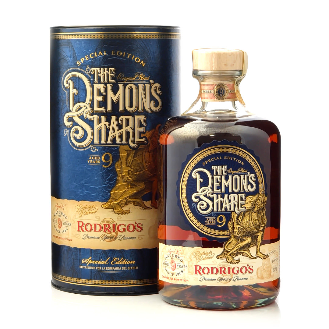 Demon's Share 9YO Rodrigo's Reserve 40% 0,7l (dárková tuba)