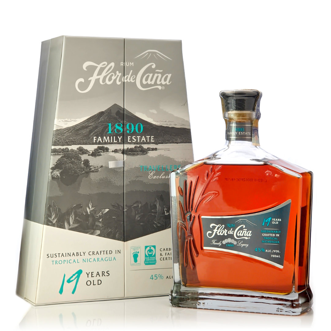 Flor de Caňa 19yo 45 % 0,7 l koupíte na Rumcajzl.cz