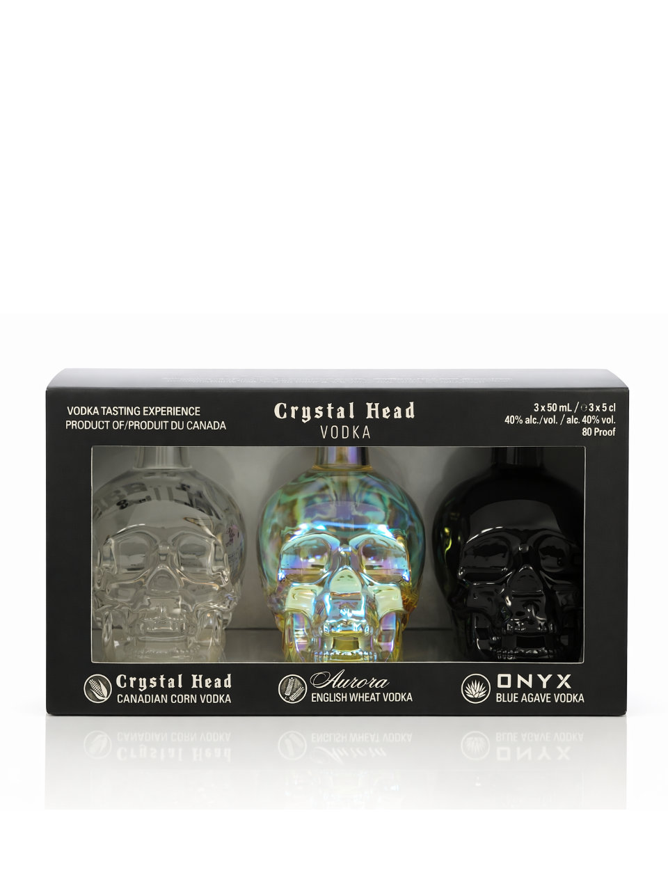 Crystal Head Vodka Experience 40% 3x0,05l