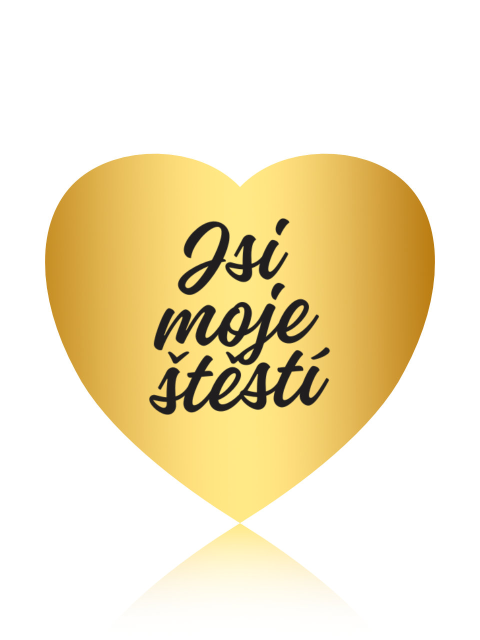 Dárková nálepka - Jsi moje štěstí