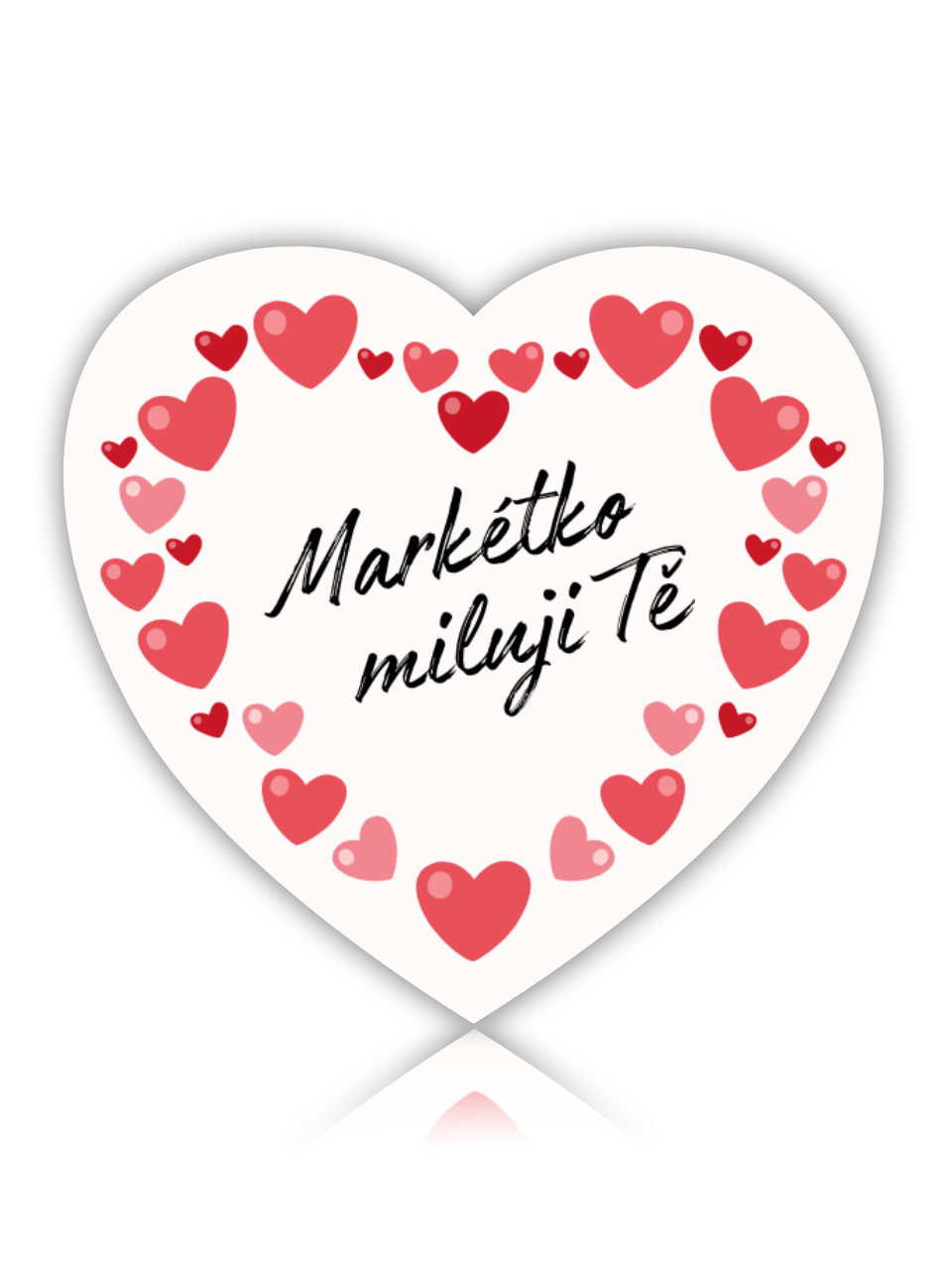 Dárková nálepka - Miláčku, miluji tě II