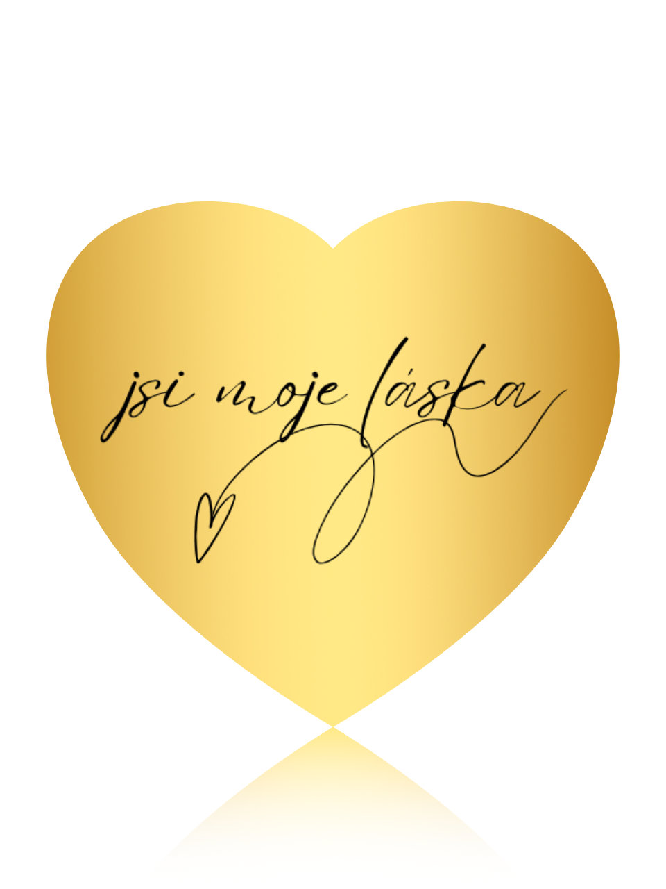 Dárková nálepka - Jsi moje láska