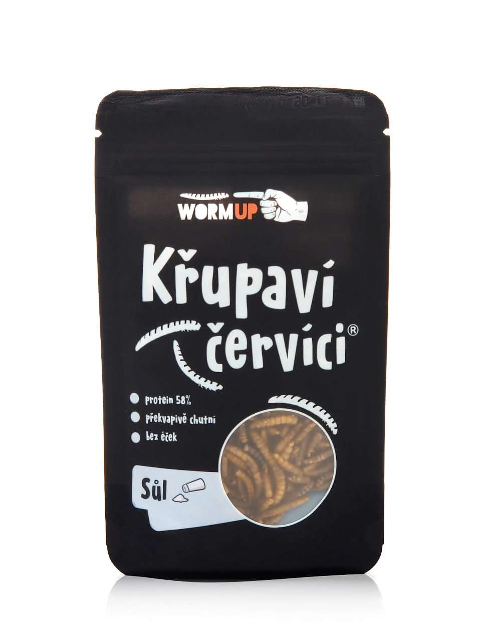 WormUp Křupaví červíci Sůl 20g