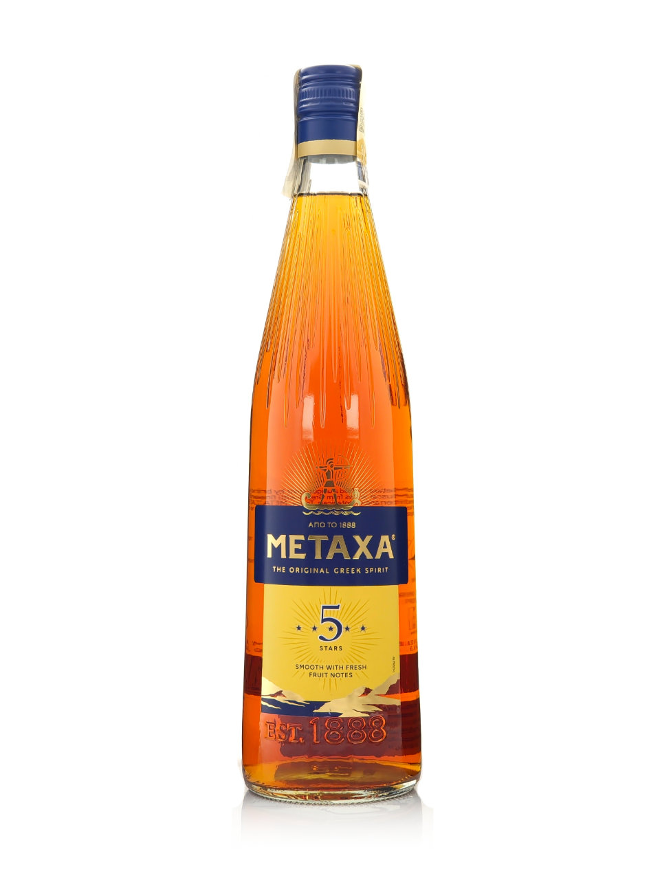 Metaxa 5* 1l 38% koupíte na Rumcajzl.cz