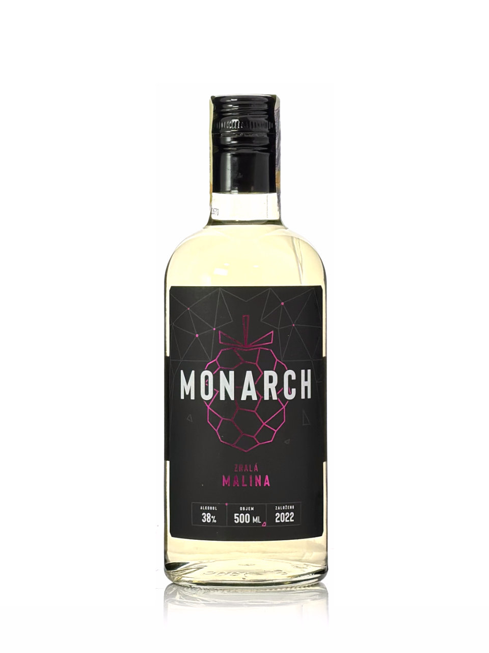 Monarch Zralá Malina 38% 0,5l