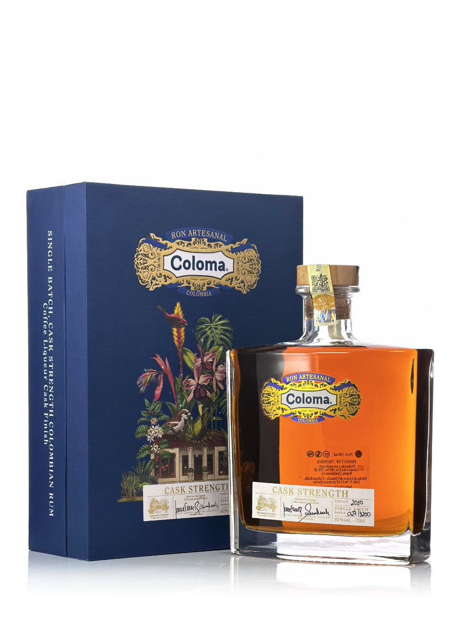 Coloma Single Batch Cask Strength 61% 0,7l (dárková kazeta)