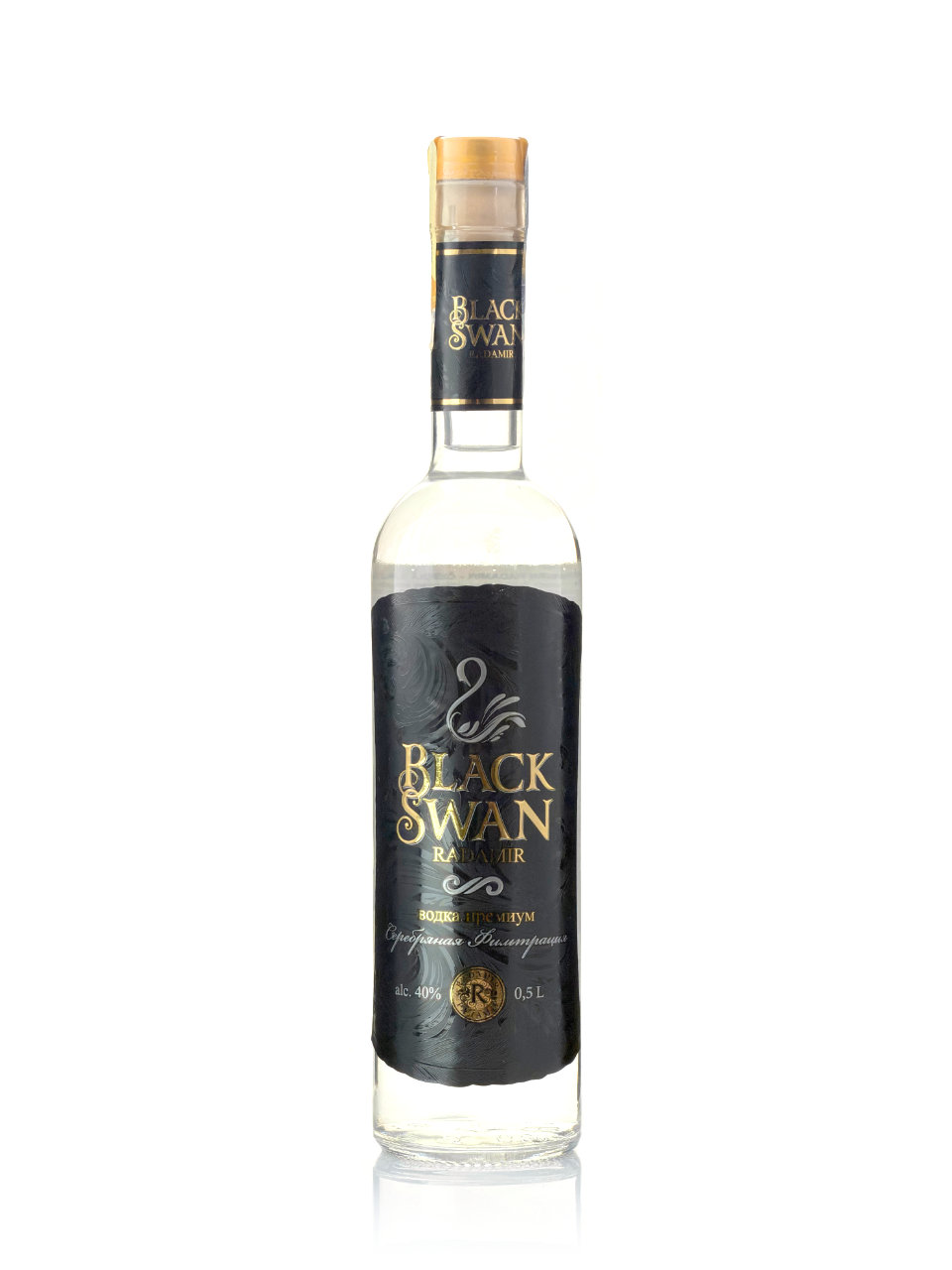 Radamir Black Swan Vodka 40% 0,5l